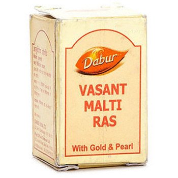Dabur Vasant Malti Ras With Gold (25tab) Dabur Vasant Malti Ras With Gold (25tab)