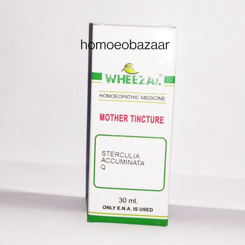 Wheezal Sterculia Accuminata Q (Mother Tincture) 30ml Wheezal Sterculia Accuminata Q (Mother Tincture) 30ml