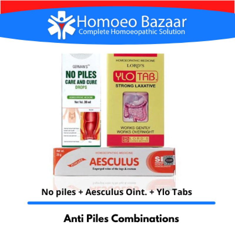 Anti-Haemorrhoids And Fissure Cobinations (Yelo Tabs + No Piles Drops + Aesculus OInt.) Anti-Haemorrhoids And Fissure Cobinations (Yelo Tabs + No Piles Drops + Aesculus OInt.)