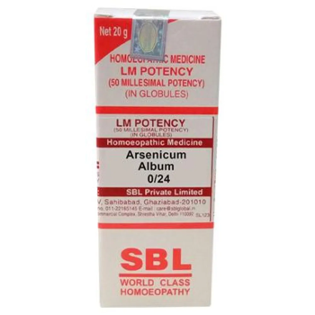 SBL Arsenicum Album LM 0/24 (20g) SBL Arsenicum Album LM 0/24 (20g)